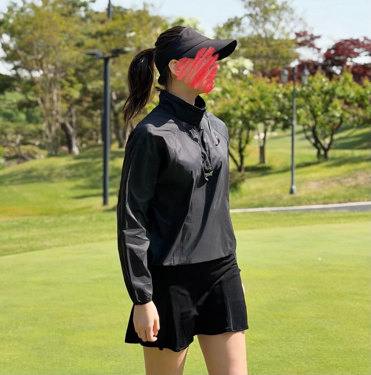 PXG-상의-국내배송 우먼 하이 넥 아노락 자켓 (WOMEN)
