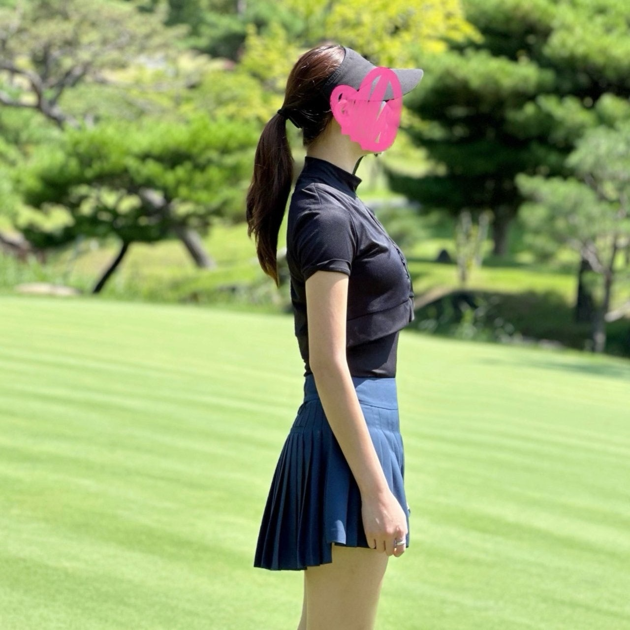 PXG-상의-국내배송 우먼 2-IN-1 하이넥 슬리브리스 (WOMEN)