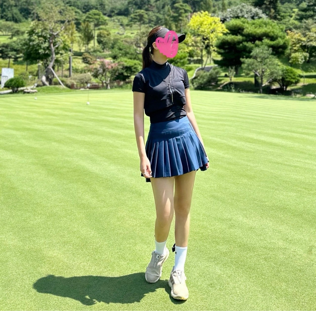 PXG-상의-국내배송 우먼 2-IN-1 하이넥 슬리브리스 (WOMEN)