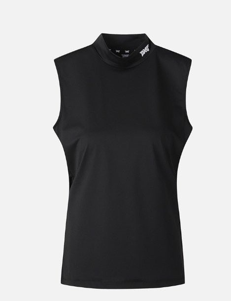 PXG-상의-국내배송 우먼 2-IN-1 하이넥 슬리브리스 (WOMEN)