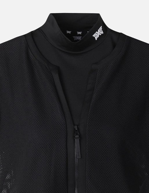 PXG-상의-국내배송 우먼 2-IN-1 하이넥 슬리브리스 (WOMEN)