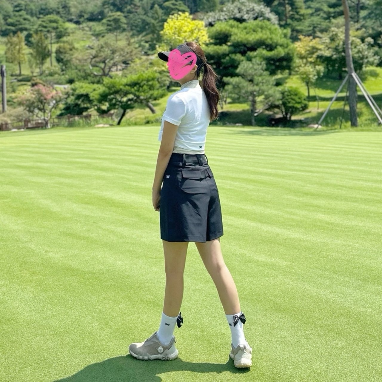 PXG-상의-국내배송 우먼 2-IN-1 하이넥 슬리브리스 (WOMEN)