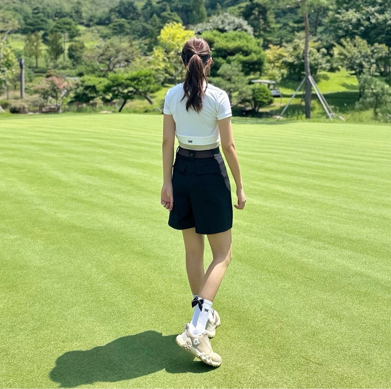PXG-상의-국내배송 우먼 2-IN-1 하이넥 슬리브리스 (WOMEN)