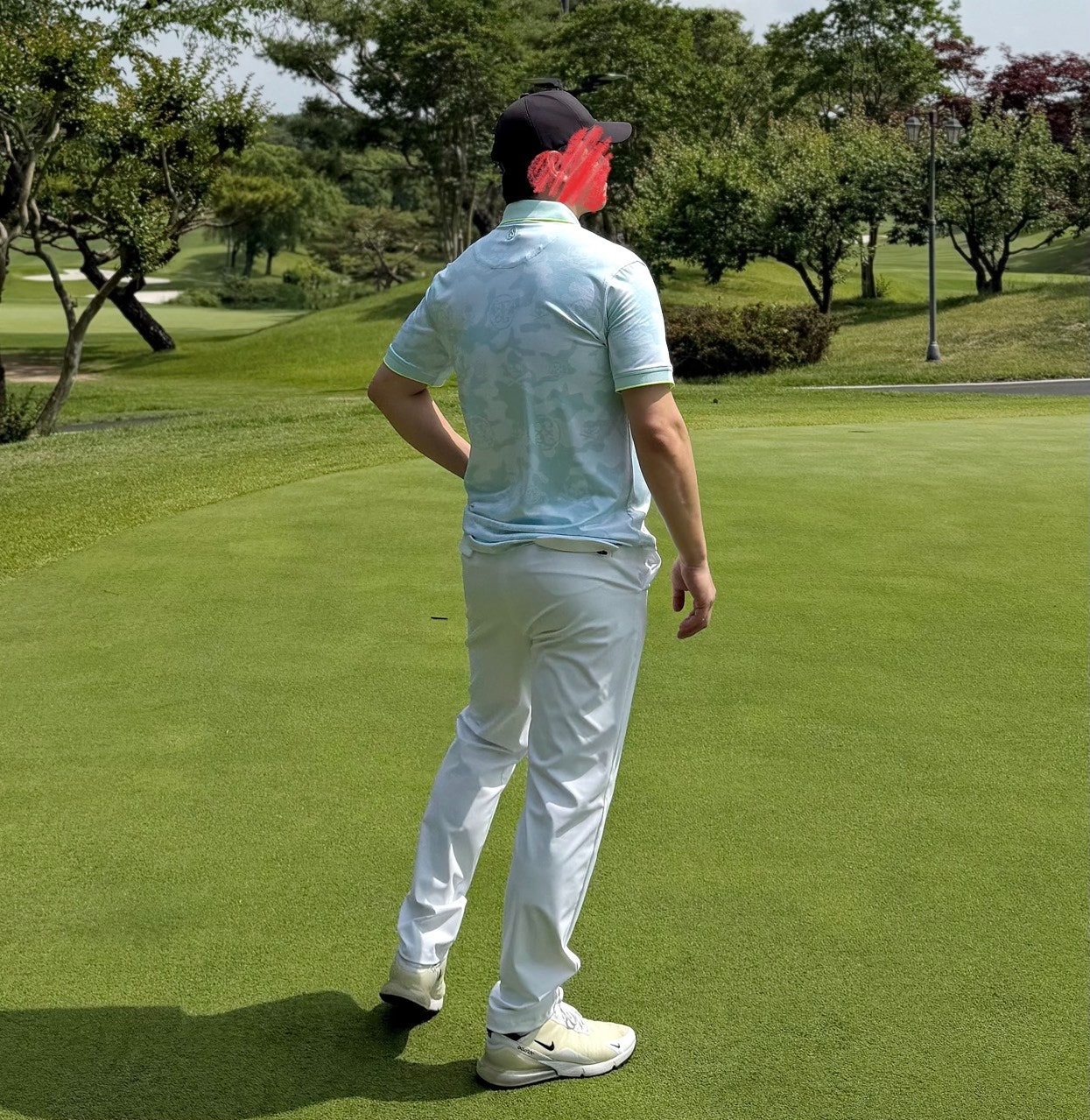 지포어-상의-국내배송 카모 테크 저지 숏슬리브 폴로 (MEN)