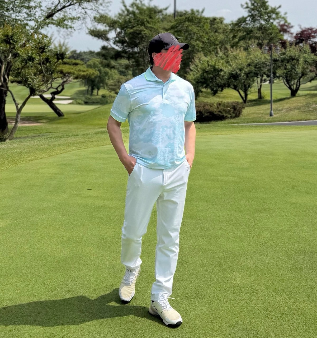 지포어-상의-국내배송 카모 테크 저지 숏슬리브 폴로 (MEN)