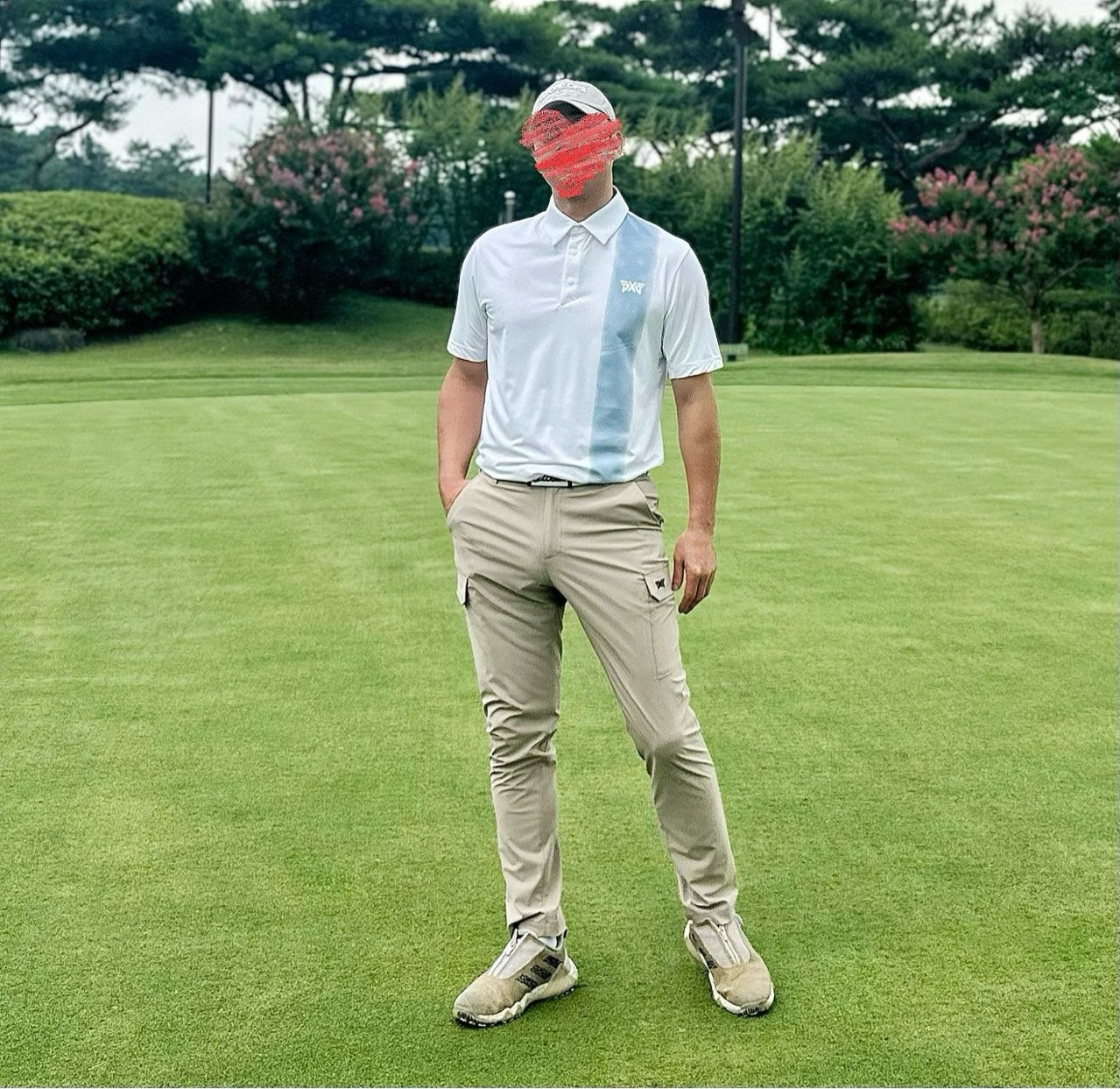 PXG-상의-국내배송 컬러블럭 원포인트 카라 반팔 티셔츠 (MAN)