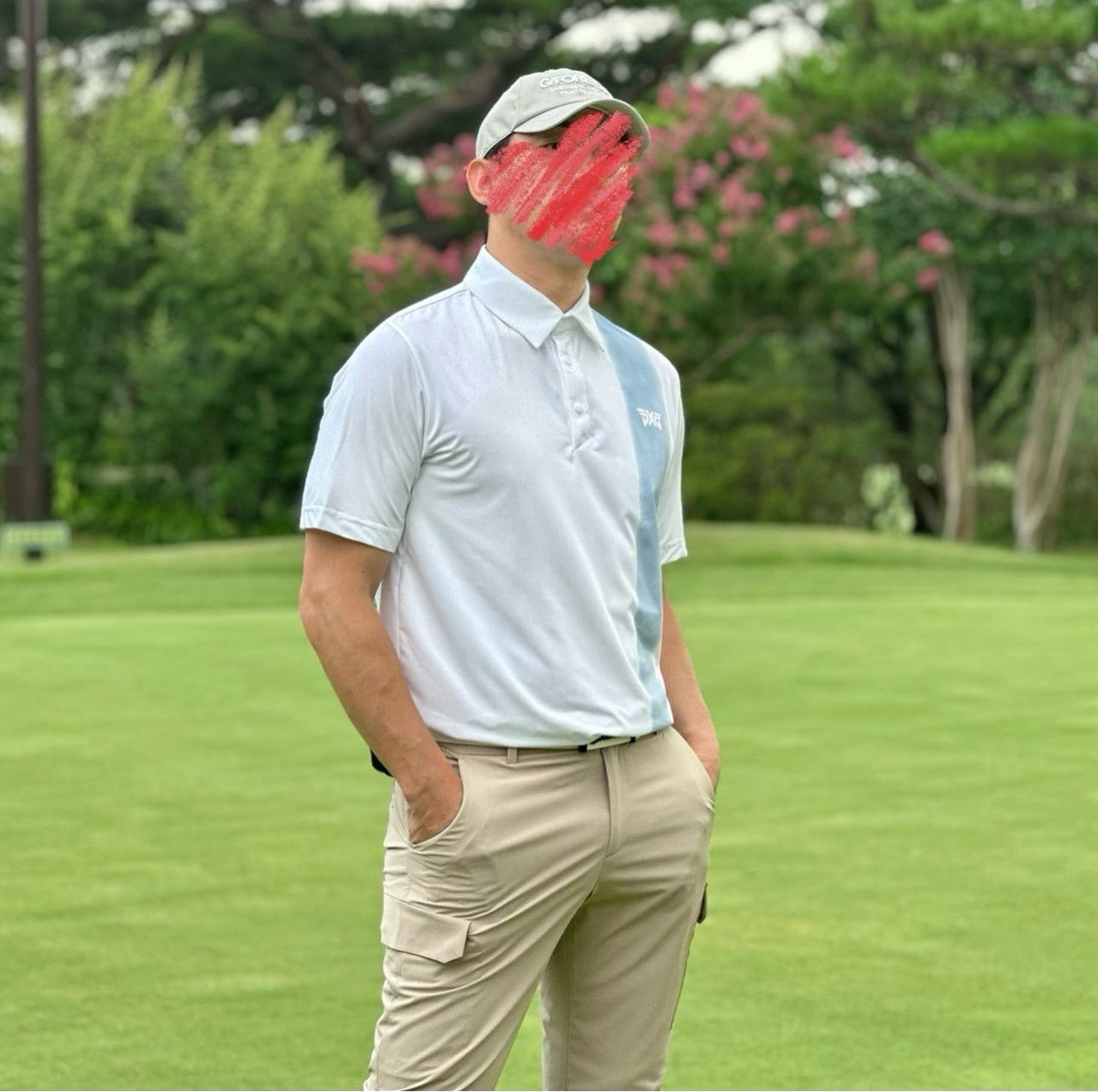 PXG-상의-국내배송 컬러블럭 원포인트 카라 반팔 티셔츠 (MAN)