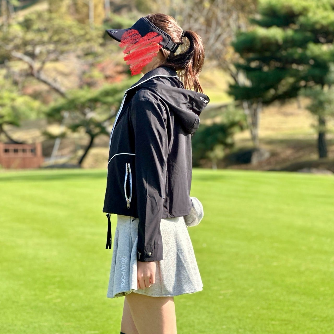 지포어-상의-국내배송 컬러 라인 후디 봄버 점퍼 (WOMEN)
