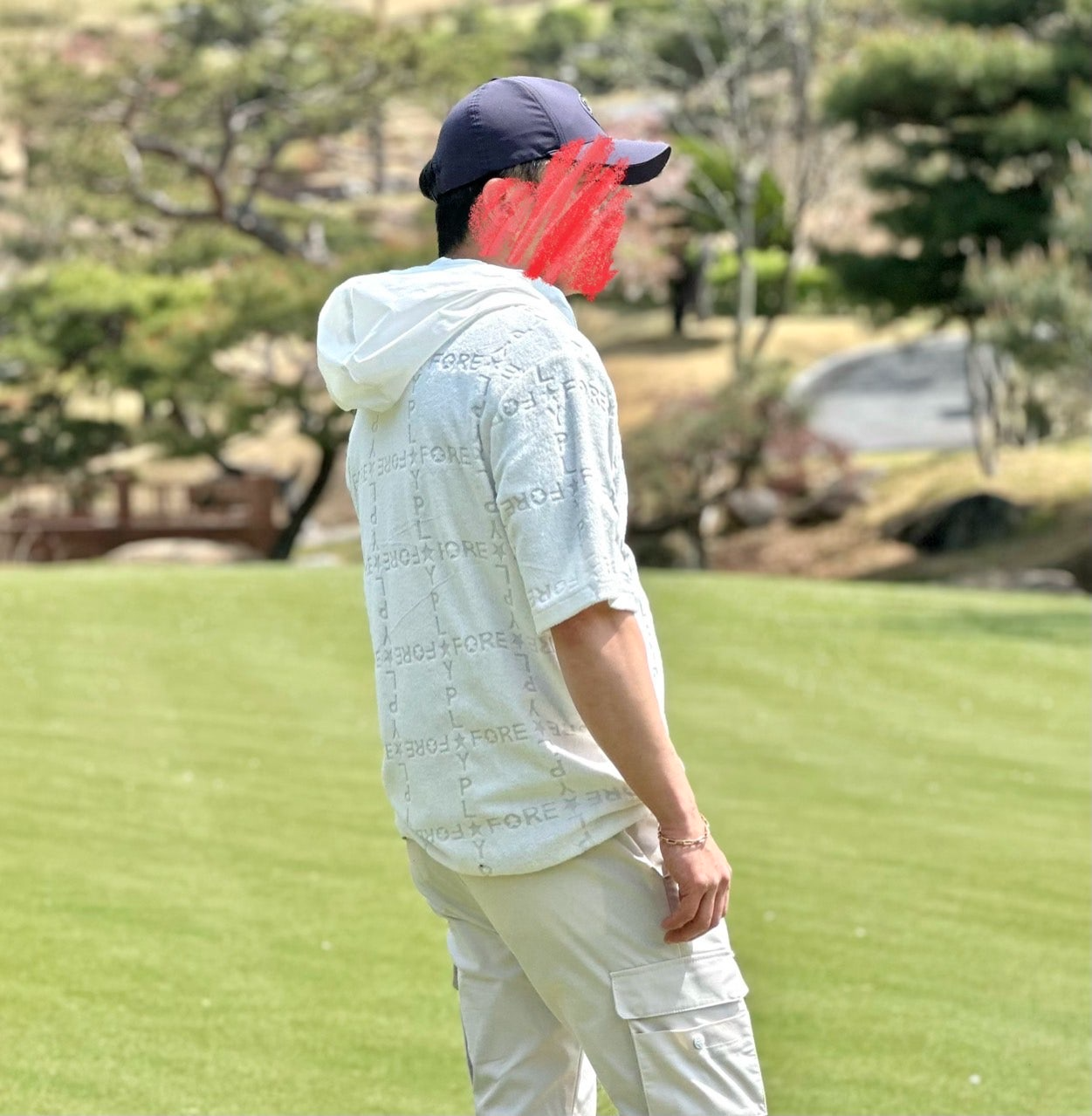 지포어-상의-국내배송 테리 자카드 후디 (MAN)