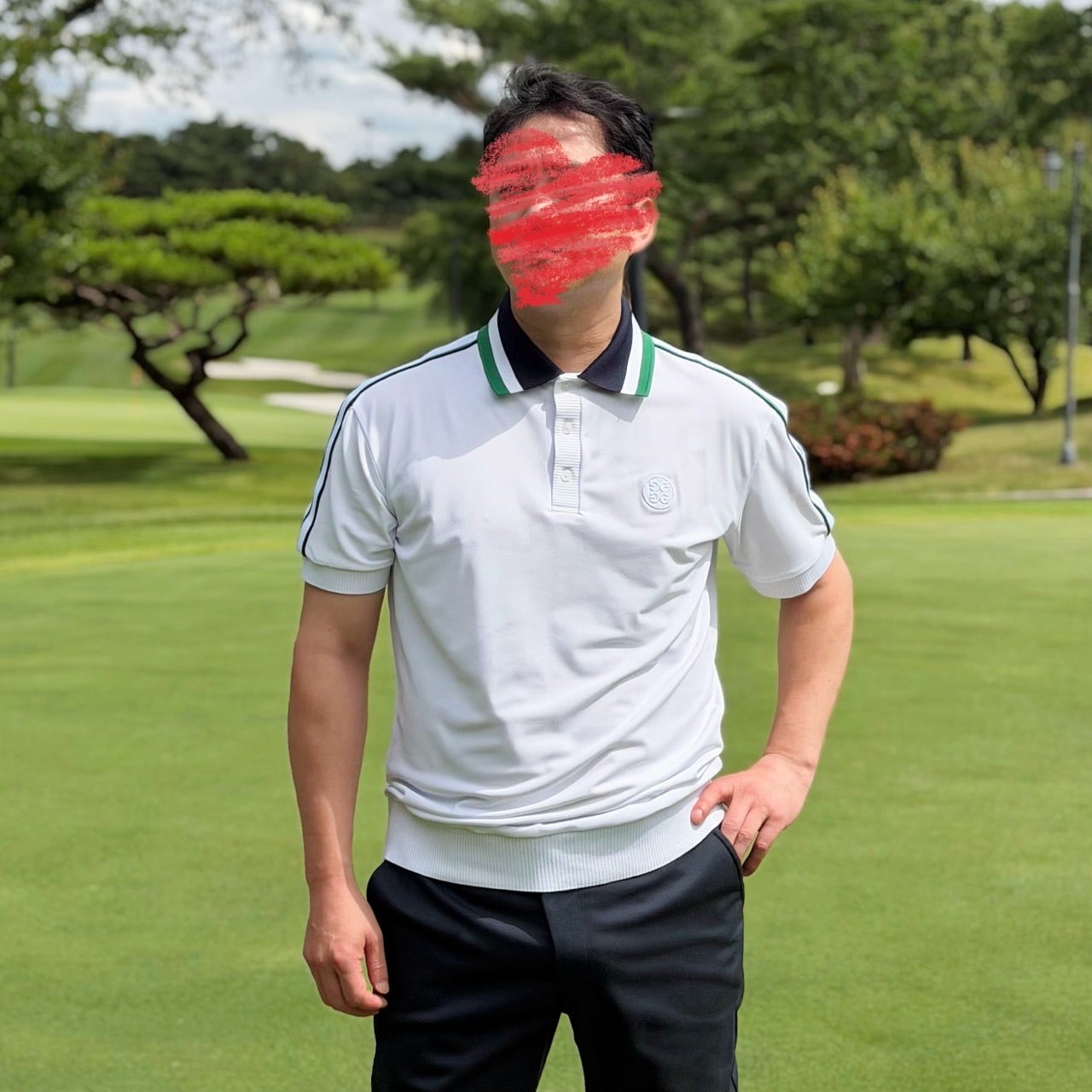 지포어-상의-국내배송 테잎 디테일 폴로 (MAN)