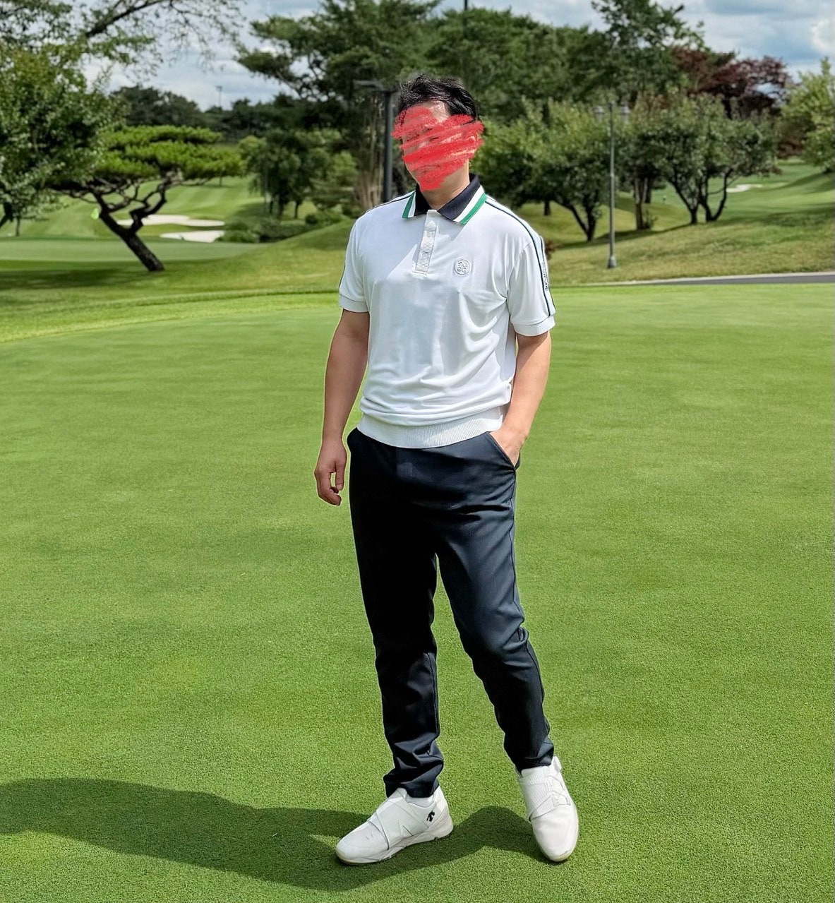 지포어-상의-국내배송 테잎 디테일 폴로 (MAN)