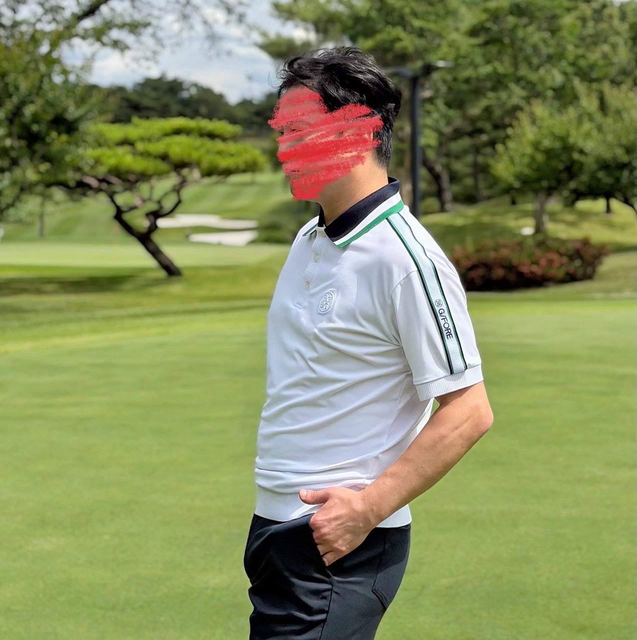 지포어-상의-국내배송 테잎 디테일 폴로 (MAN)