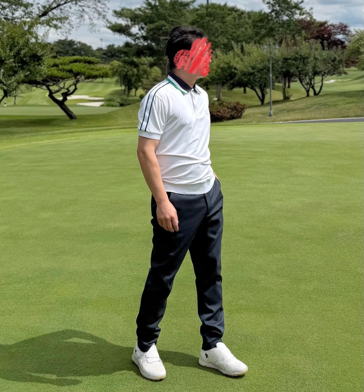 지포어-상의-국내배송 테잎 디테일 폴로 (MAN)