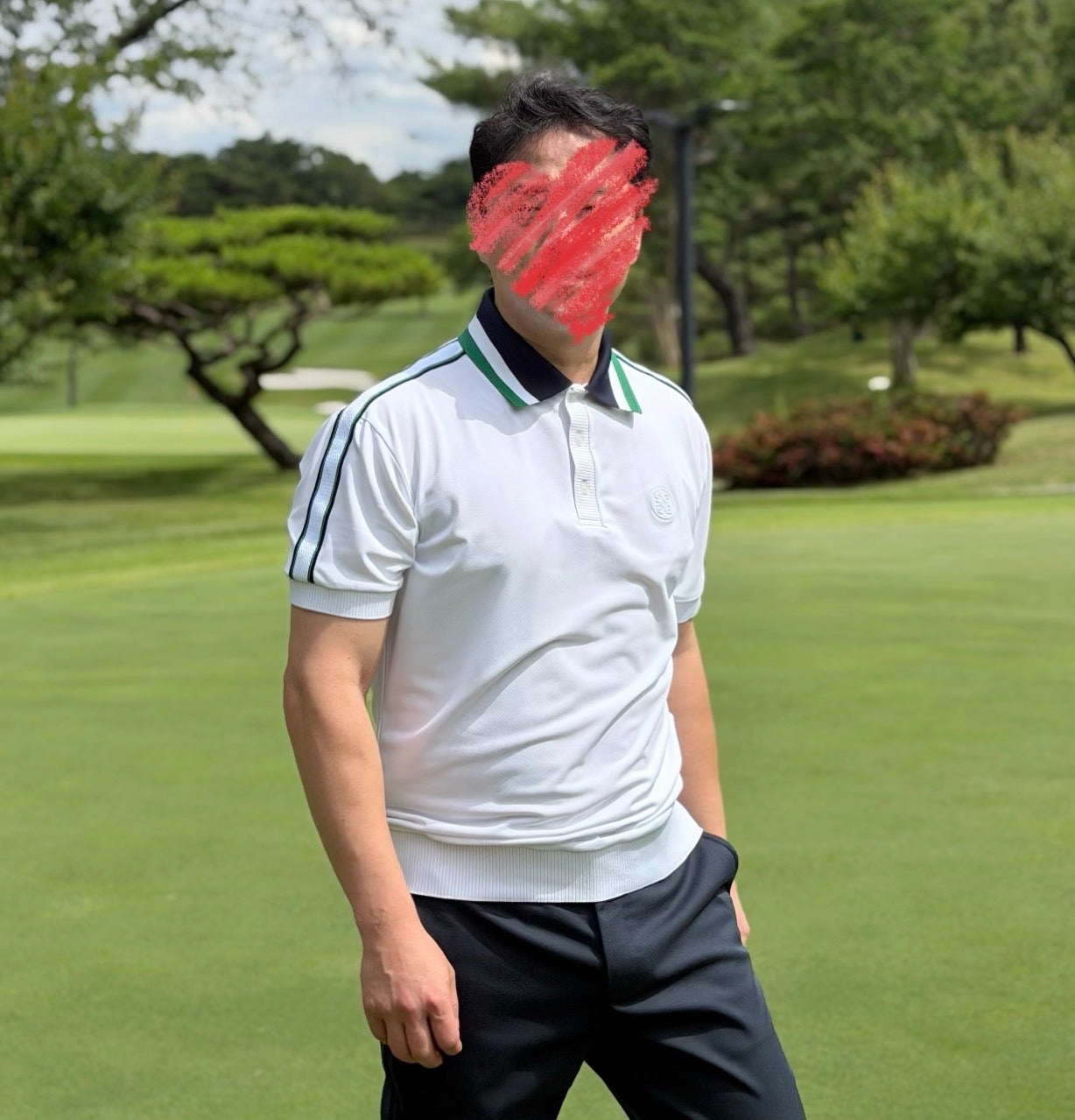 지포어-상의-국내배송 테잎 디테일 폴로 (MAN)