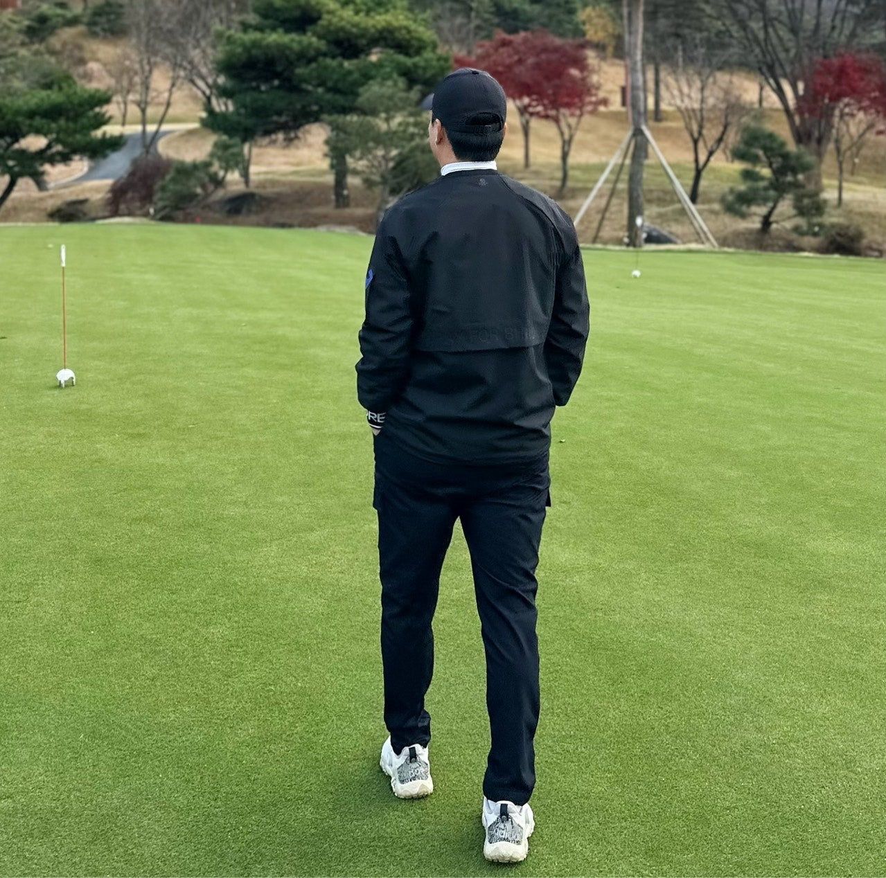 지포어-상의-국내배송 테크 우븐 이중기모 아노락 (MAN)