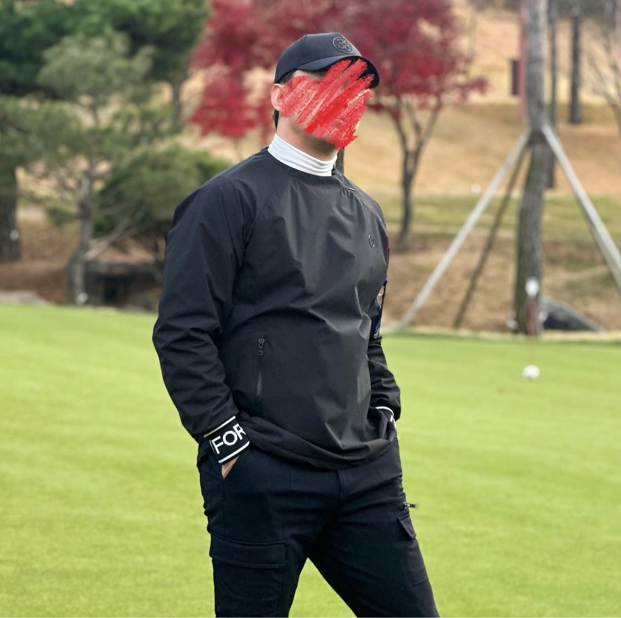 지포어-상의-국내배송 테크 우븐 이중기모 아노락 (MAN)