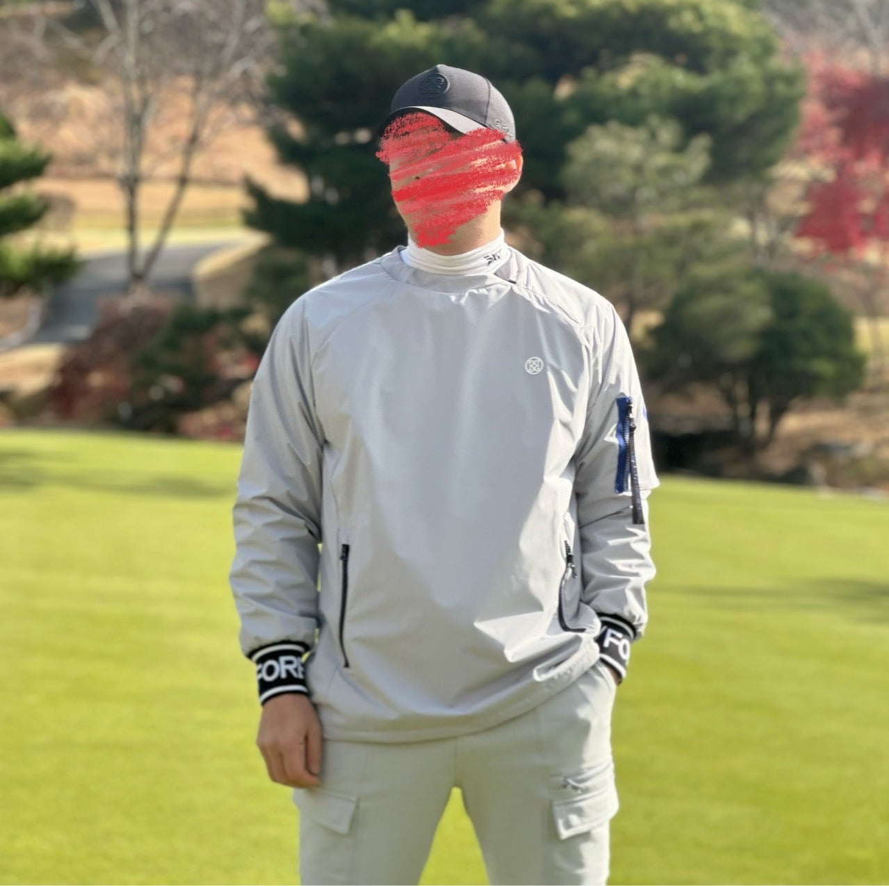 지포어-상의-국내배송 테크 우븐 이중기모 아노락 (MAN)