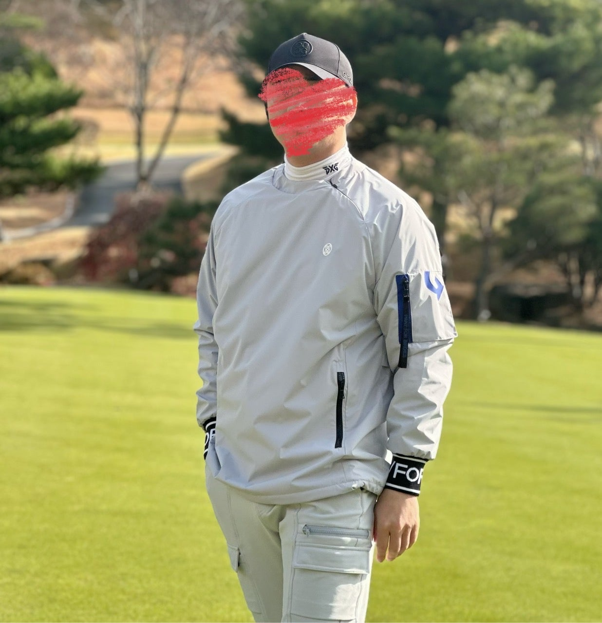 지포어-상의-국내배송 테크 우븐 이중기모 아노락 (MAN)