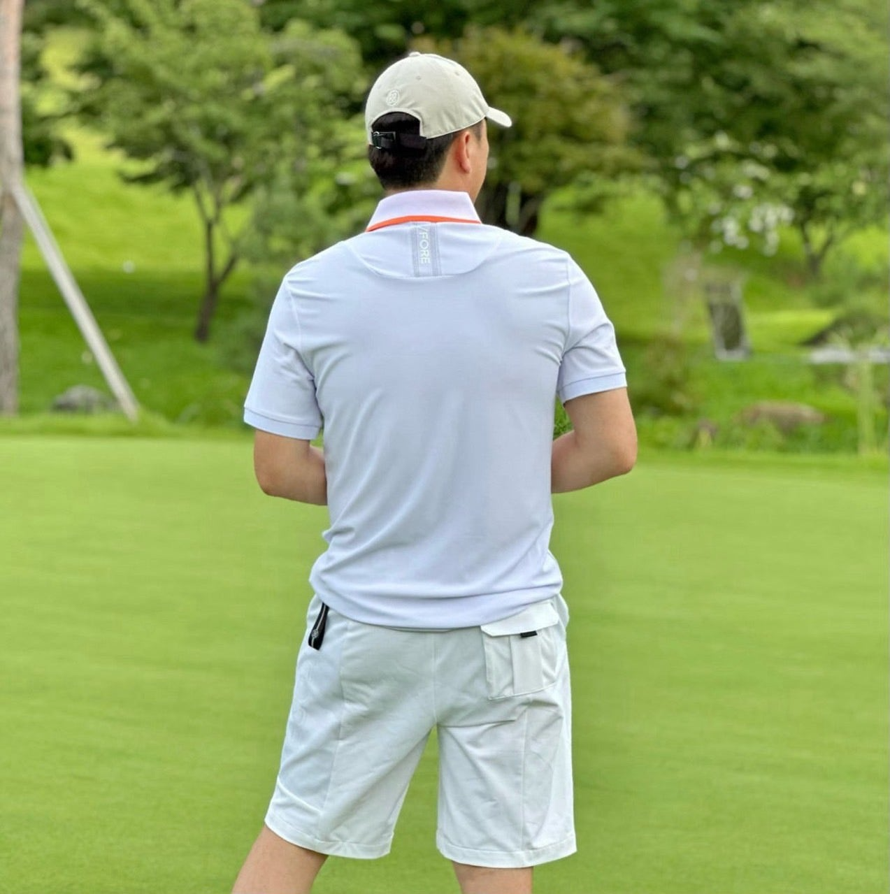 지포어-상의-국내배송 테크 피케 폴로 티셔츠 (MEN)