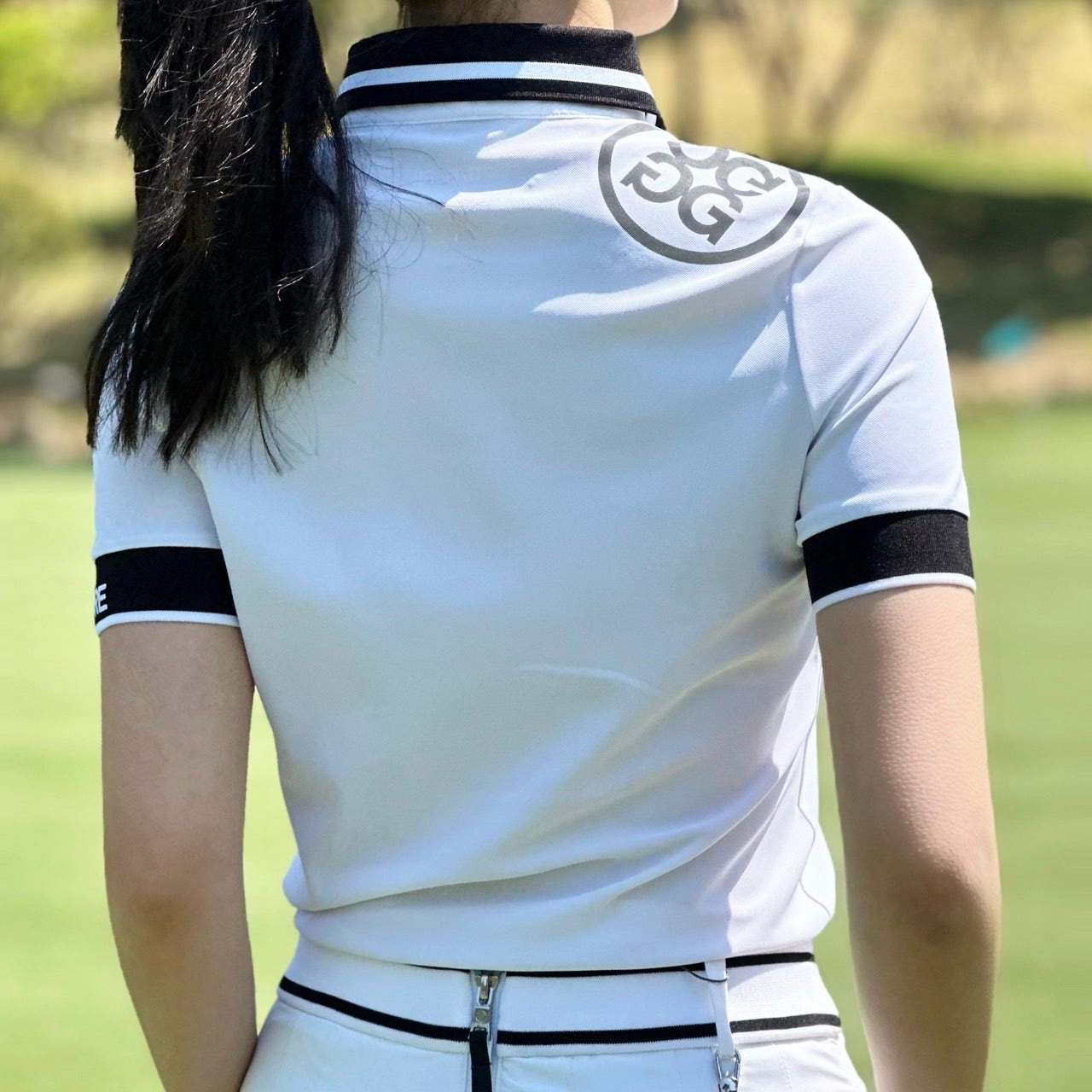 지포어-상의-국내배송 테크 피케 폴로 티셔츠 (WOMEN)