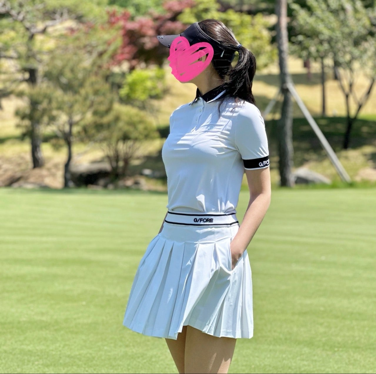 지포어-상의-국내배송 테크 피케 폴로 티셔츠 (WOMEN)