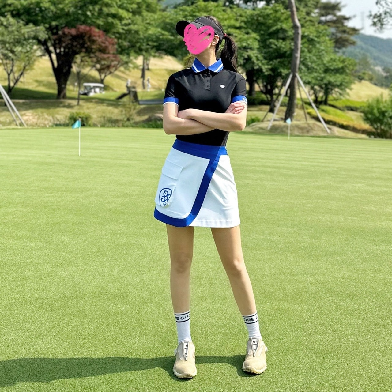 지포어-상의-국내배송 테크 피케 폴로 티셔츠 (WOMEN)
