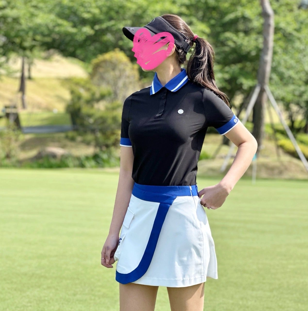 지포어-상의-국내배송 테크 피케 폴로 티셔츠 (WOMEN)