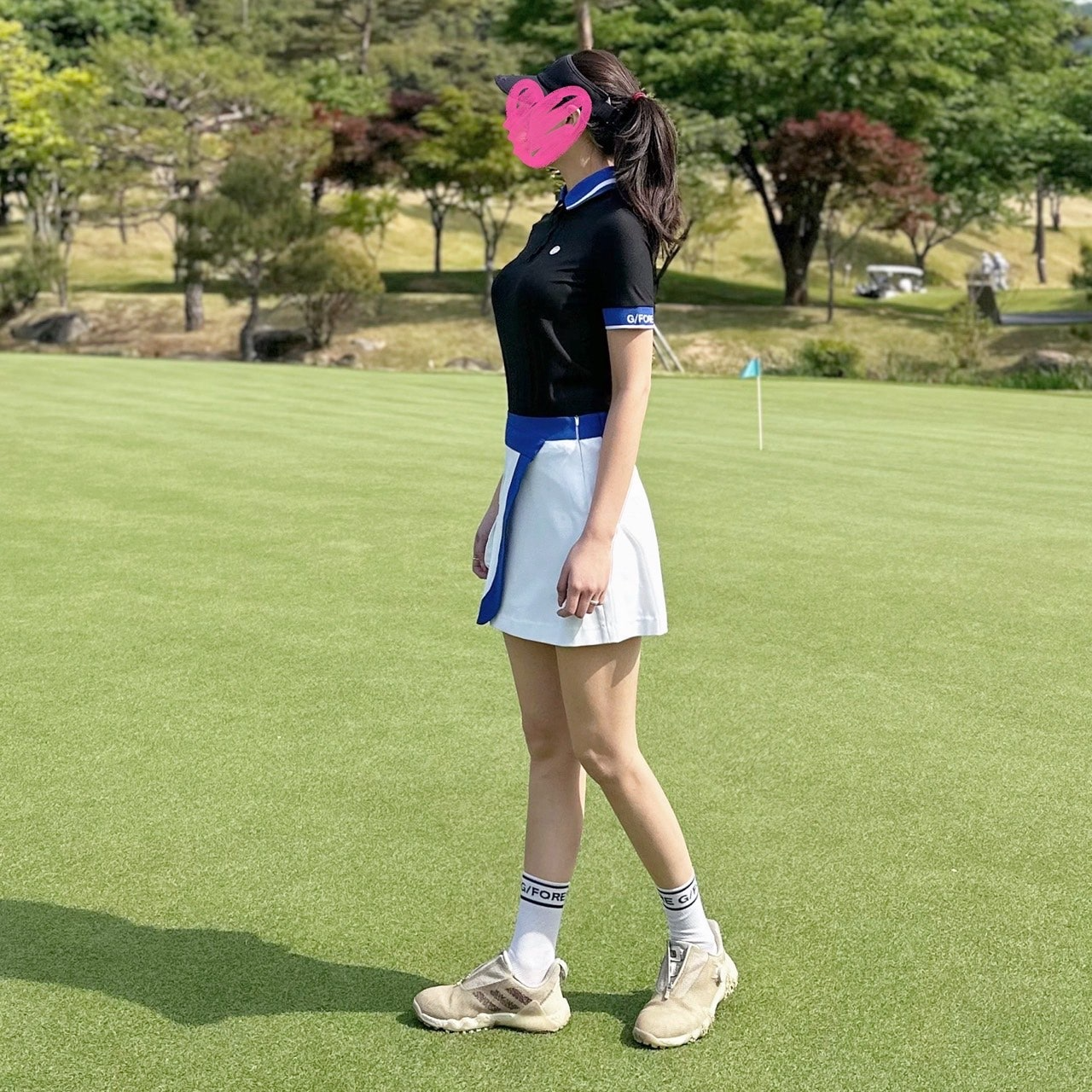 지포어-상의-국내배송 테크 피케 폴로 티셔츠 (WOMEN)