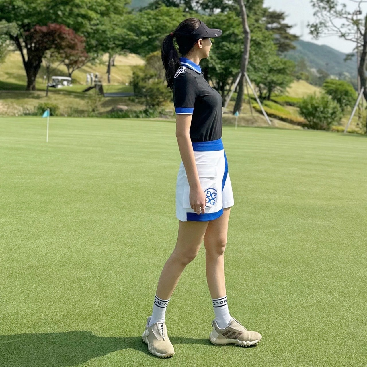 지포어-상의-국내배송 테크 피케 폴로 티셔츠 (WOMEN)