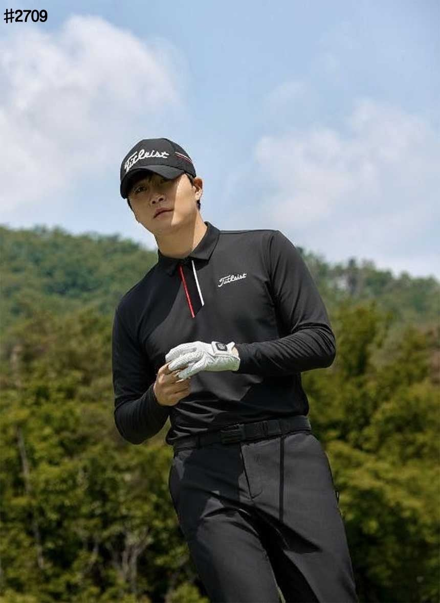 타이틀리스트-상의-국내배송 투어핏 퍼포먼스 롱 슬리브 폴로