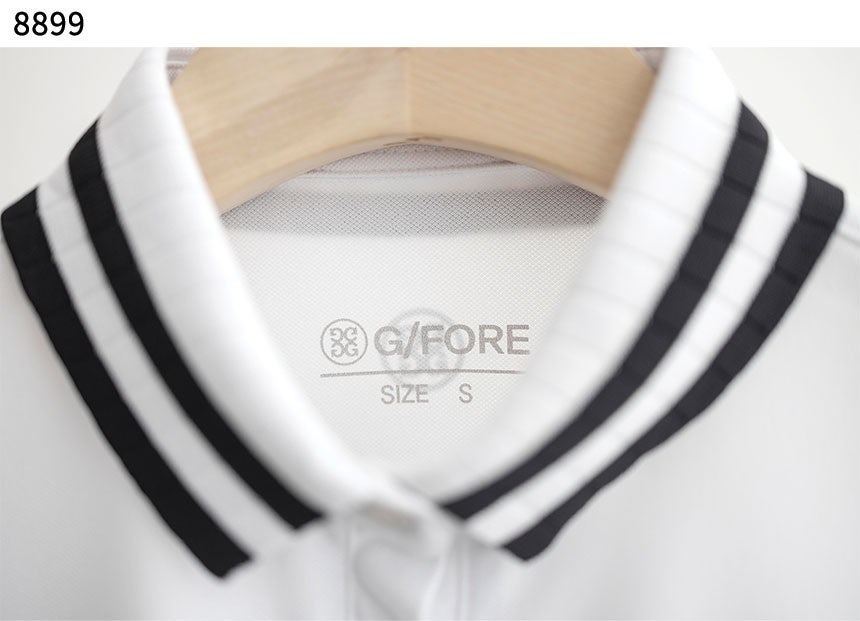지포어-상의-국내배송 투톤 컬러 테크 폴로 카라 티셔츠