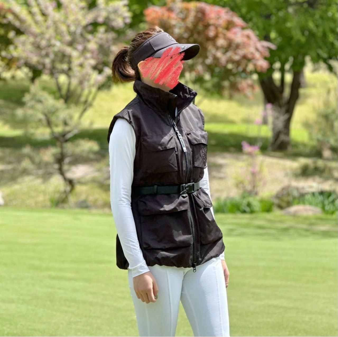 지포어-상의-국내배송 포켓 롱 베스트 (WOMEN)