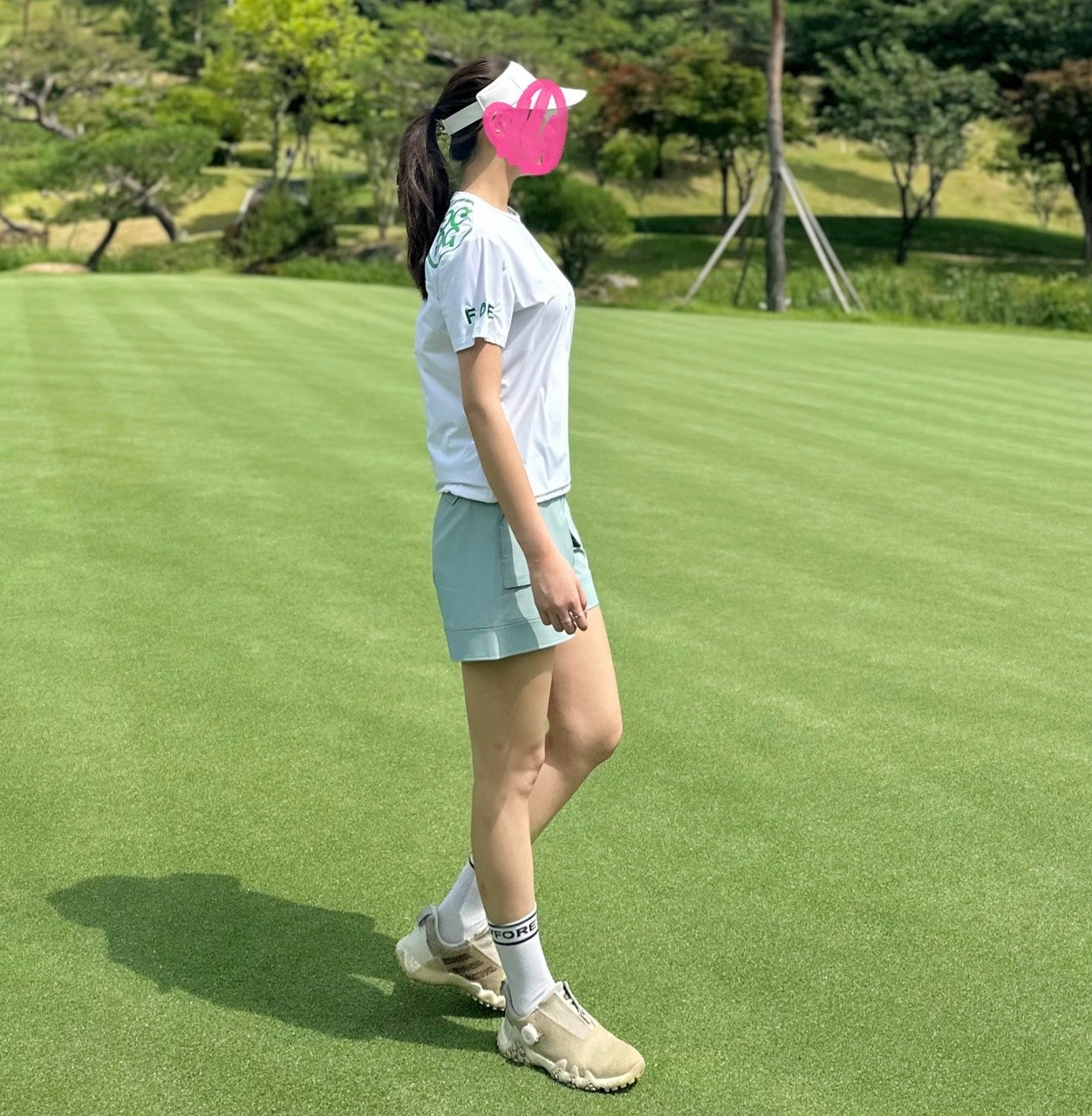 지포어-상의-국내배송 하이브리드 티셔츠 (WOMEN)