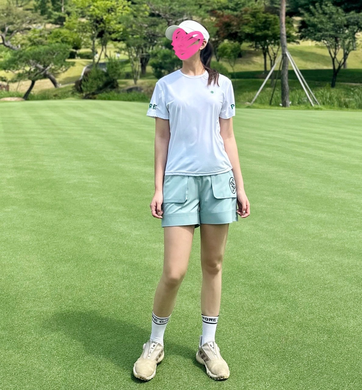 지포어-상의-국내배송 하이브리드 티셔츠 (WOMEN)