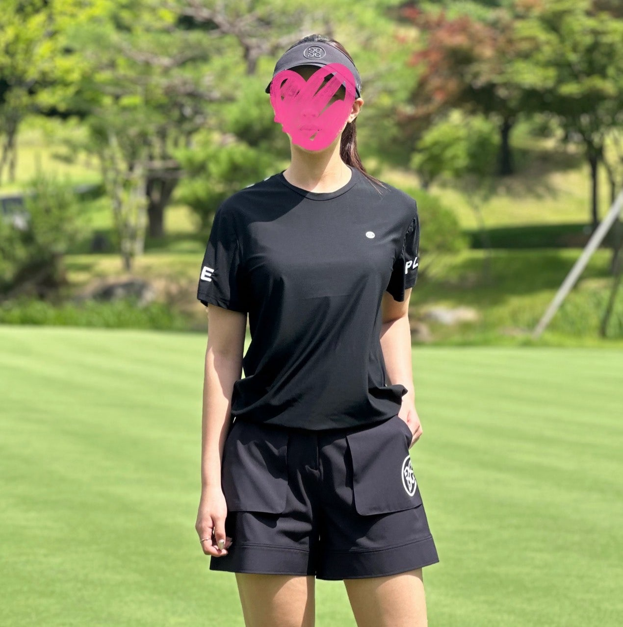지포어-상의-국내배송 하이브리드 티셔츠 (WOMEN)