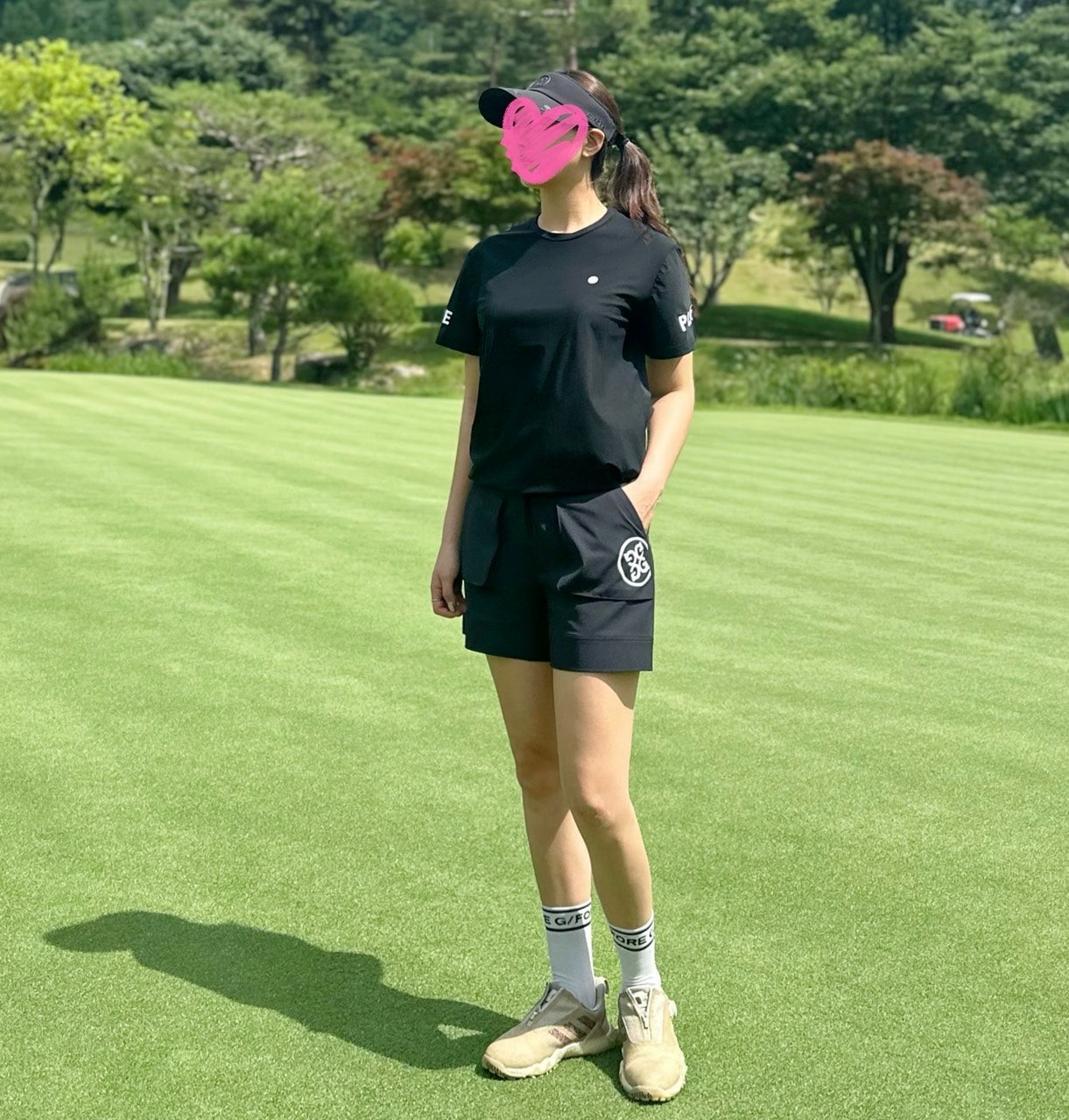 지포어-상의-국내배송 하이브리드 티셔츠 (WOMEN)