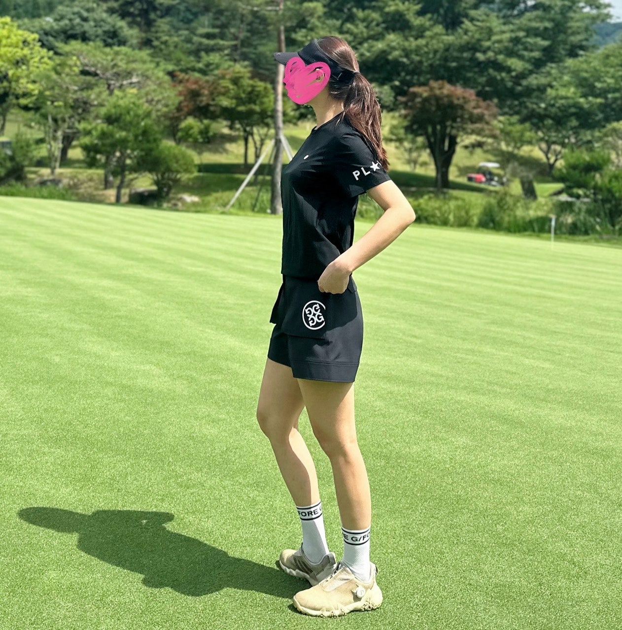 지포어-상의-국내배송 하이브리드 티셔츠 (WOMEN)