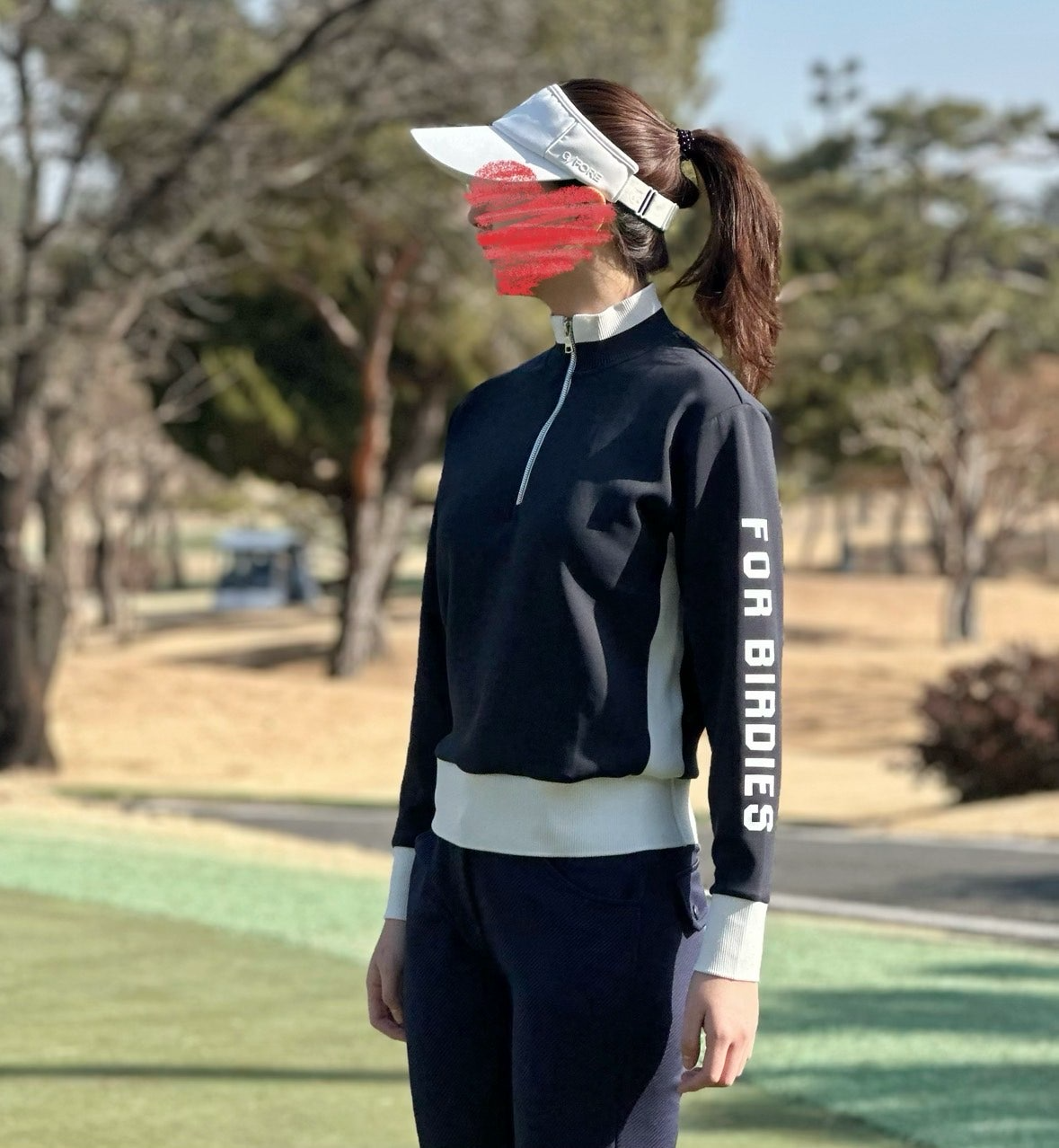 지포어-상의-국내배송 하프집 저지 미들러 (WOMEN)