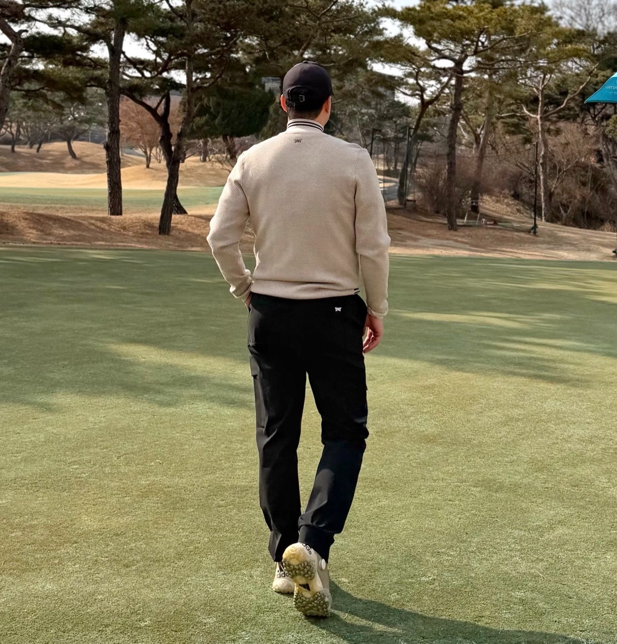 PXG-상의-국내배송 하프 집업 윈드프루프 스웨터 (MEN)