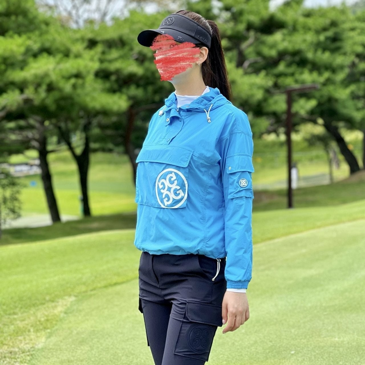 지포어-상의-국내배송 후드 아노락 (WOMEN)