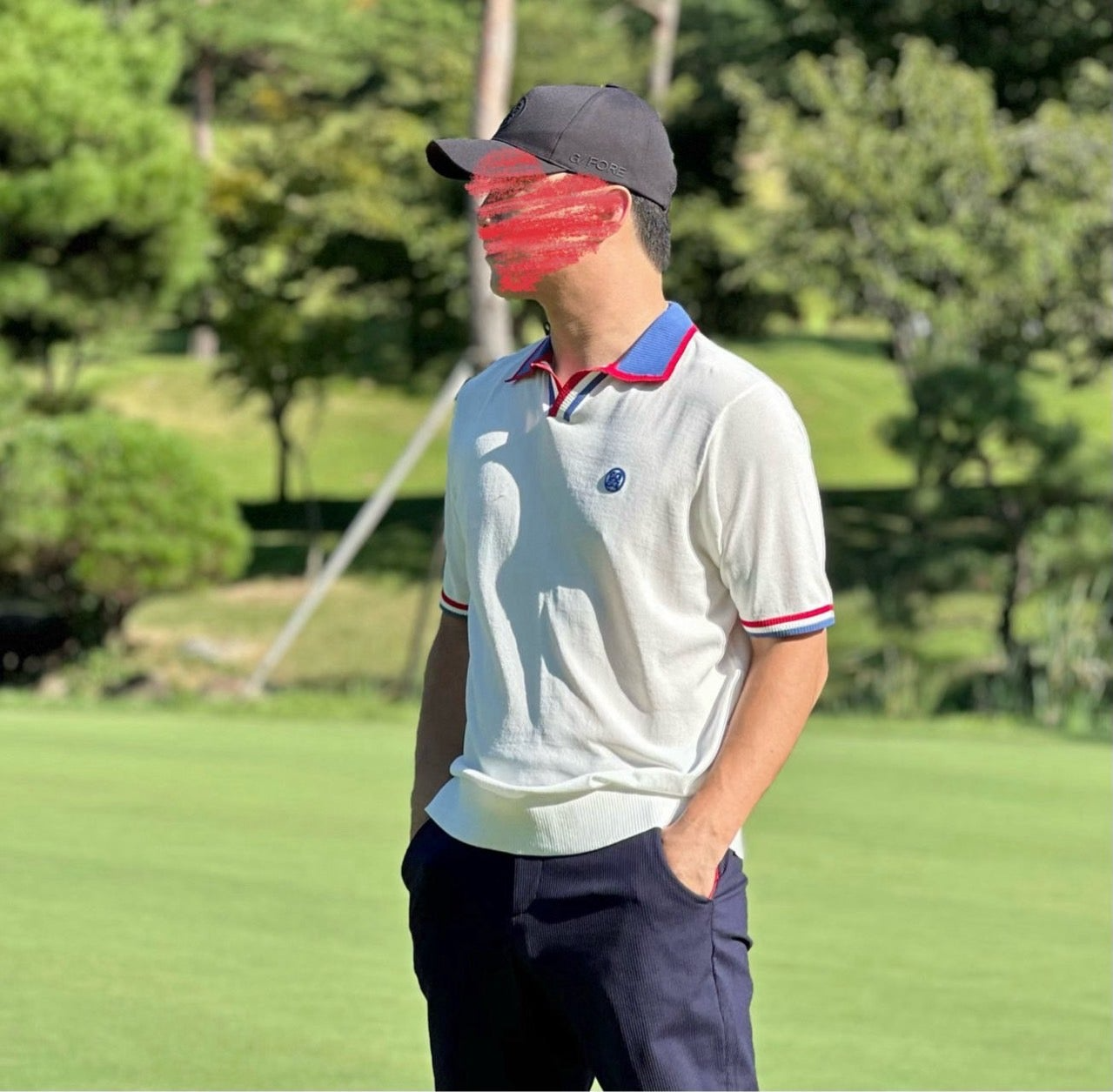 지포어-상의-국내배송 AIR G/FORE 테리 폴로 티셔츠 (MEN)