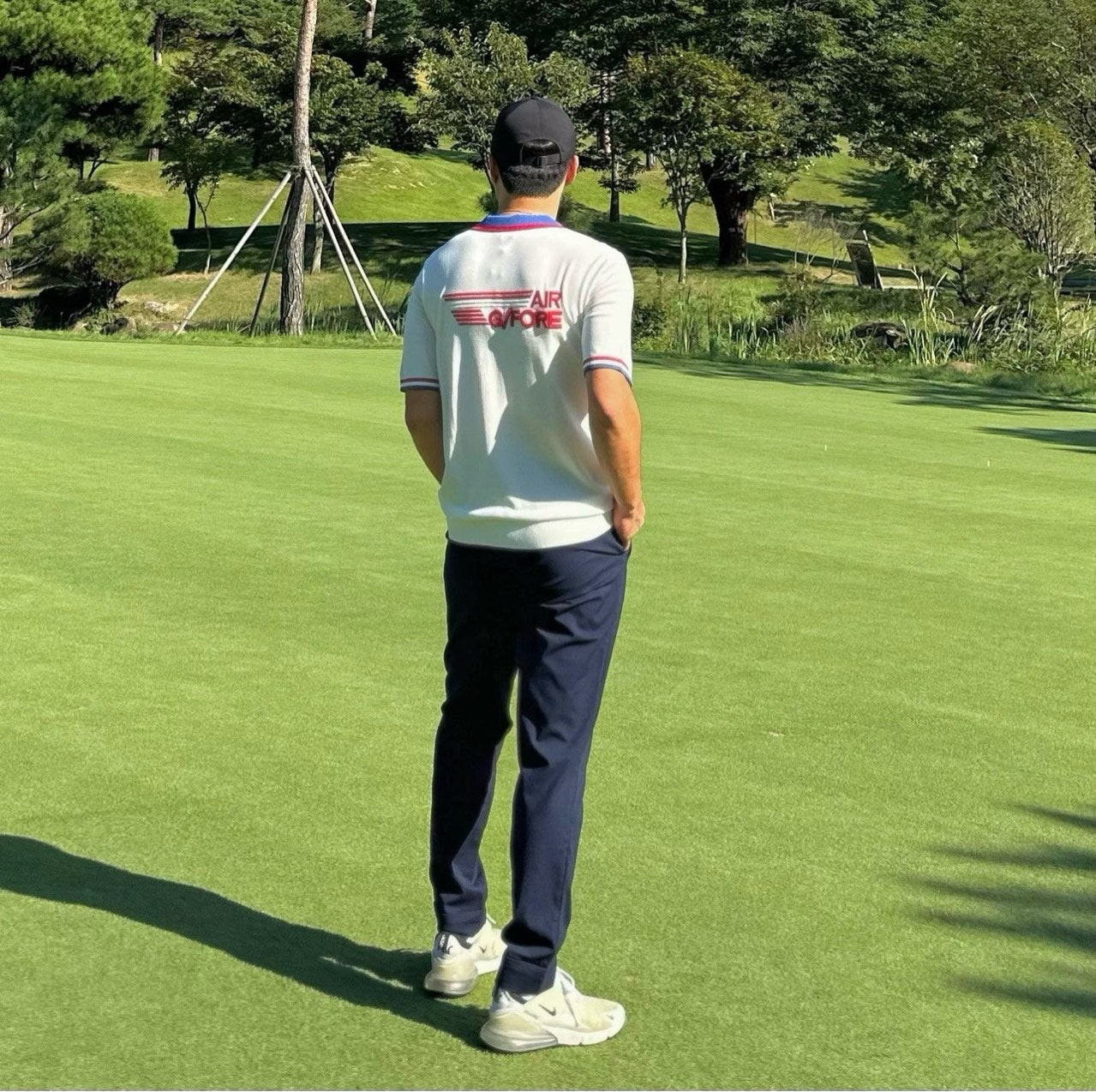 지포어-상의-국내배송 AIR G/FORE 테리 폴로 티셔츠 (MEN)