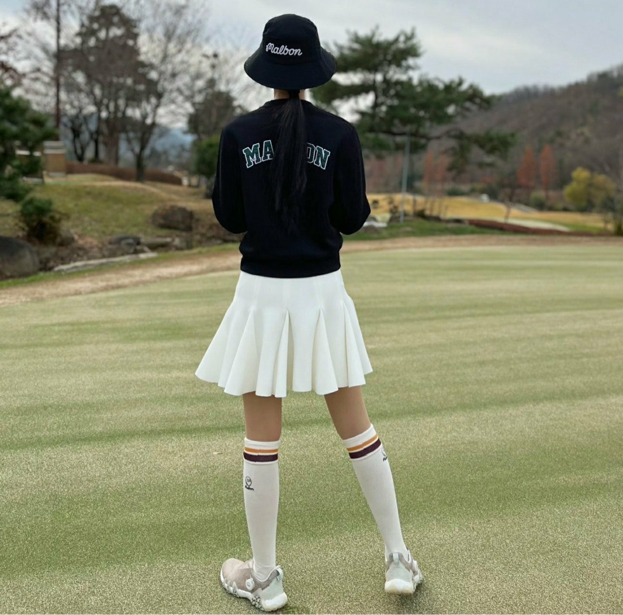 말본-상의-국내배송 Buckets 크루넥 플리스 티셔츠 (MAN)