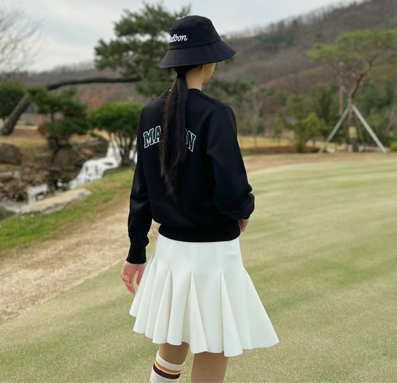 말본-상의-국내배송 Buckets 크루넥 플리스 티셔츠 (MAN)
