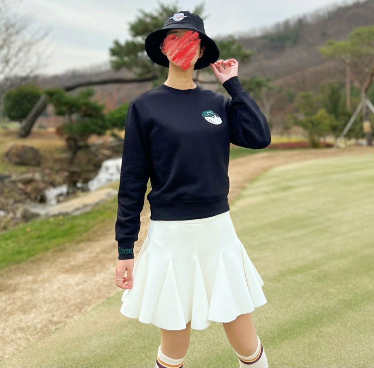 말본-상의-국내배송 Buckets 크루넥 플리스 티셔츠 (MAN)