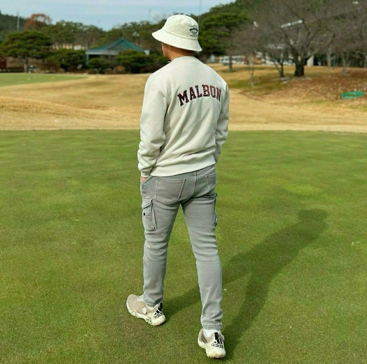말본-상의-국내배송 Buckets 크루넥 플리스 티셔츠 (MAN)