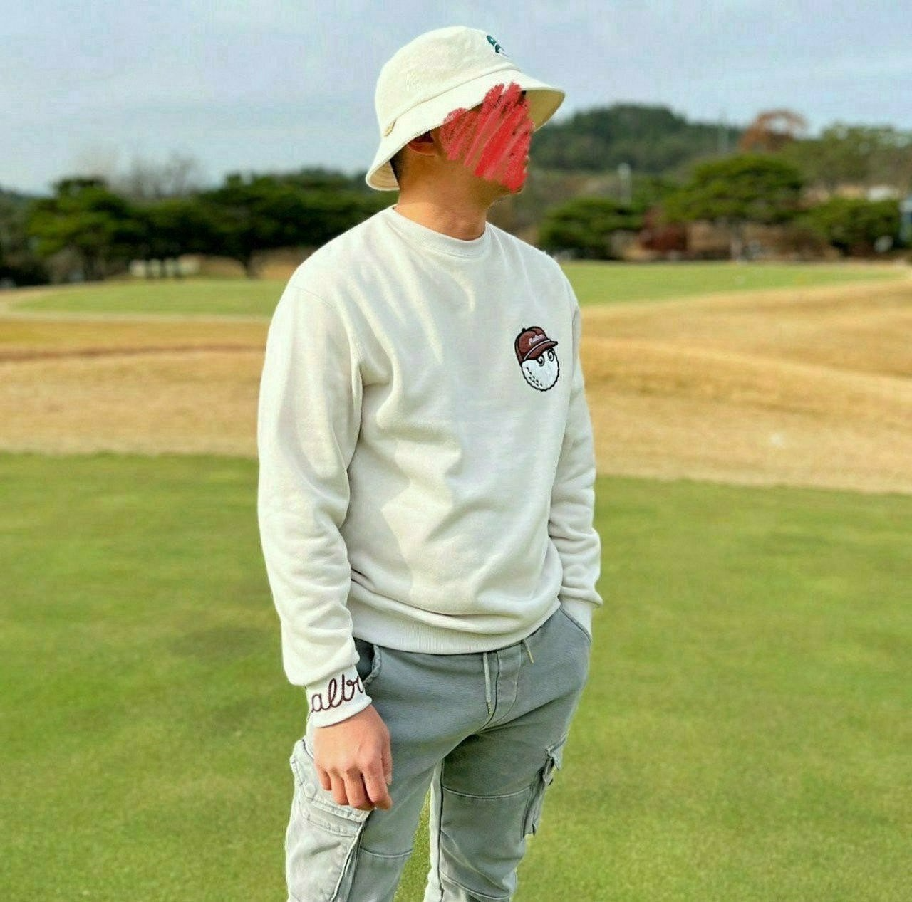 말본-상의-국내배송 Buckets 크루넥 플리스 티셔츠 (MAN)