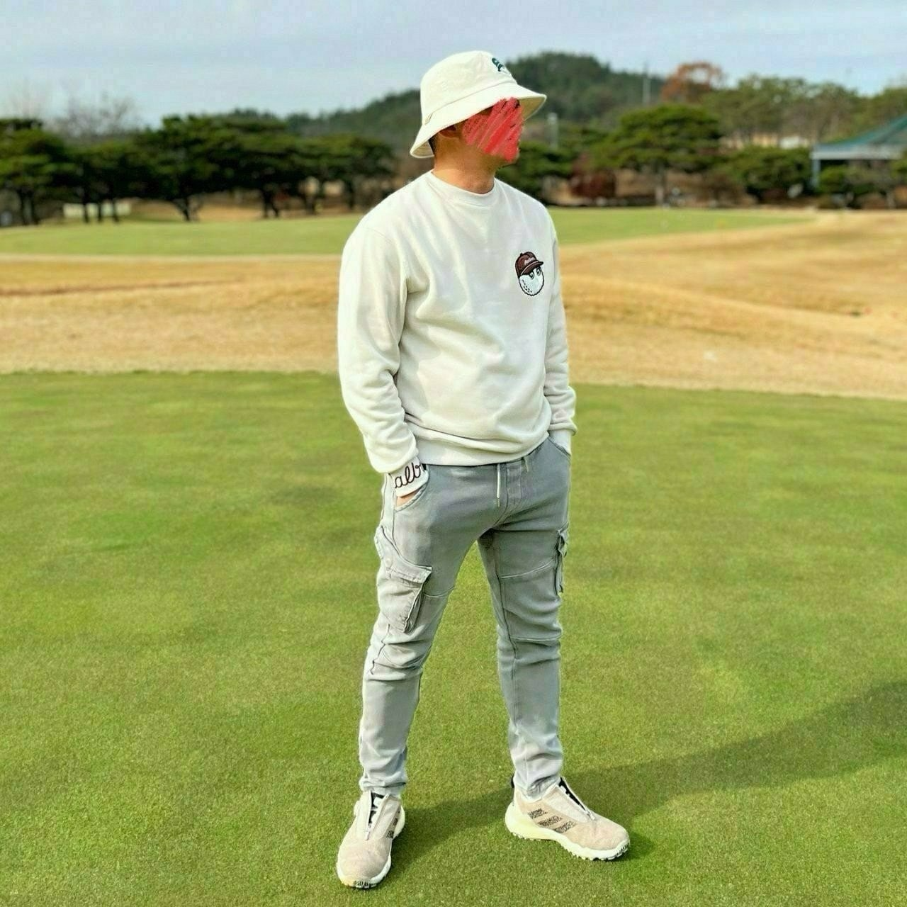 말본-상의-국내배송 Buckets 크루넥 플리스 티셔츠 (MAN)