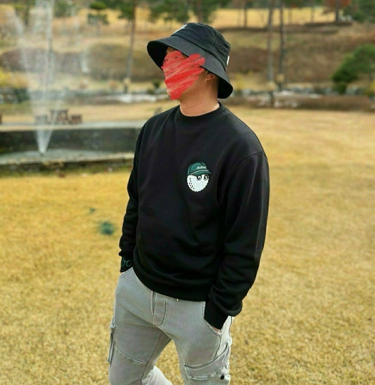 말본-상의-국내배송 Buckets 크루넥 플리스 티셔츠 (MAN)