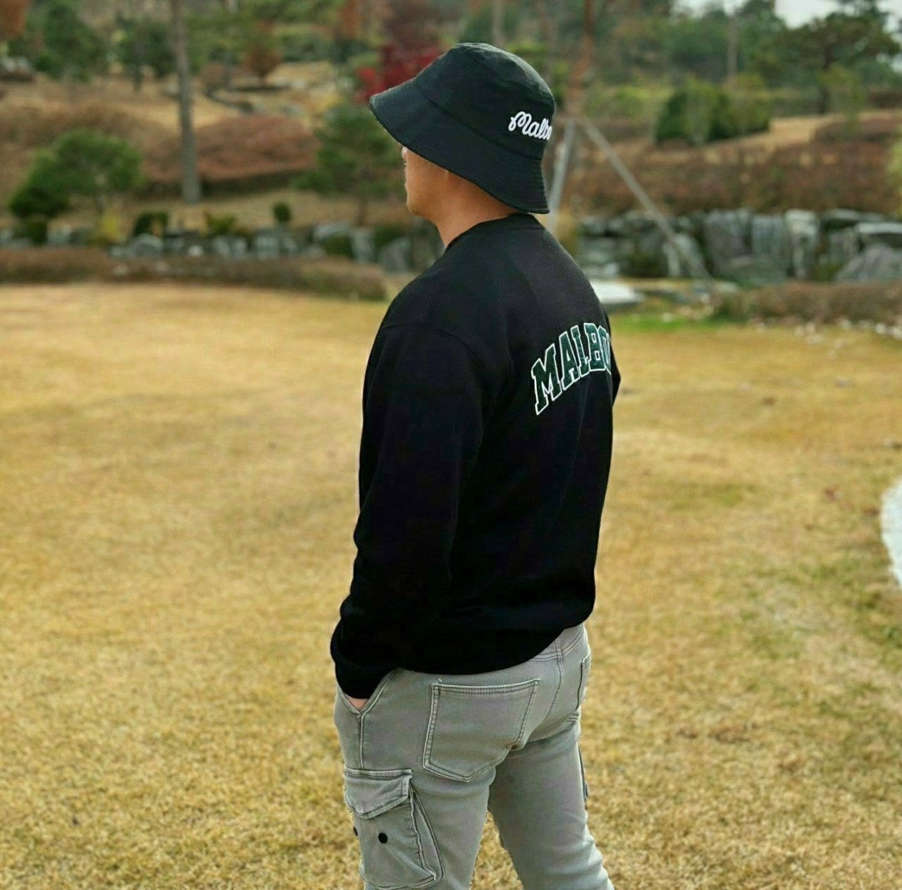 말본-상의-국내배송 Buckets 크루넥 플리스 티셔츠 (MAN)